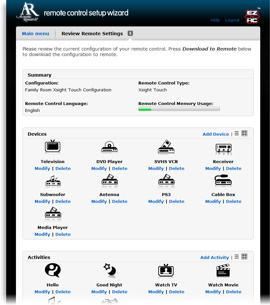 Acoustic Research Xsight Touch Wizard