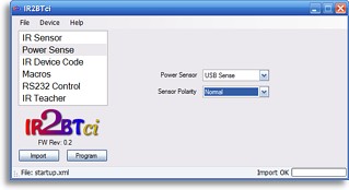 IR2BTci Software