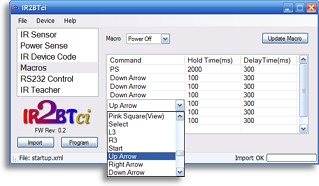 IR2BTci Software